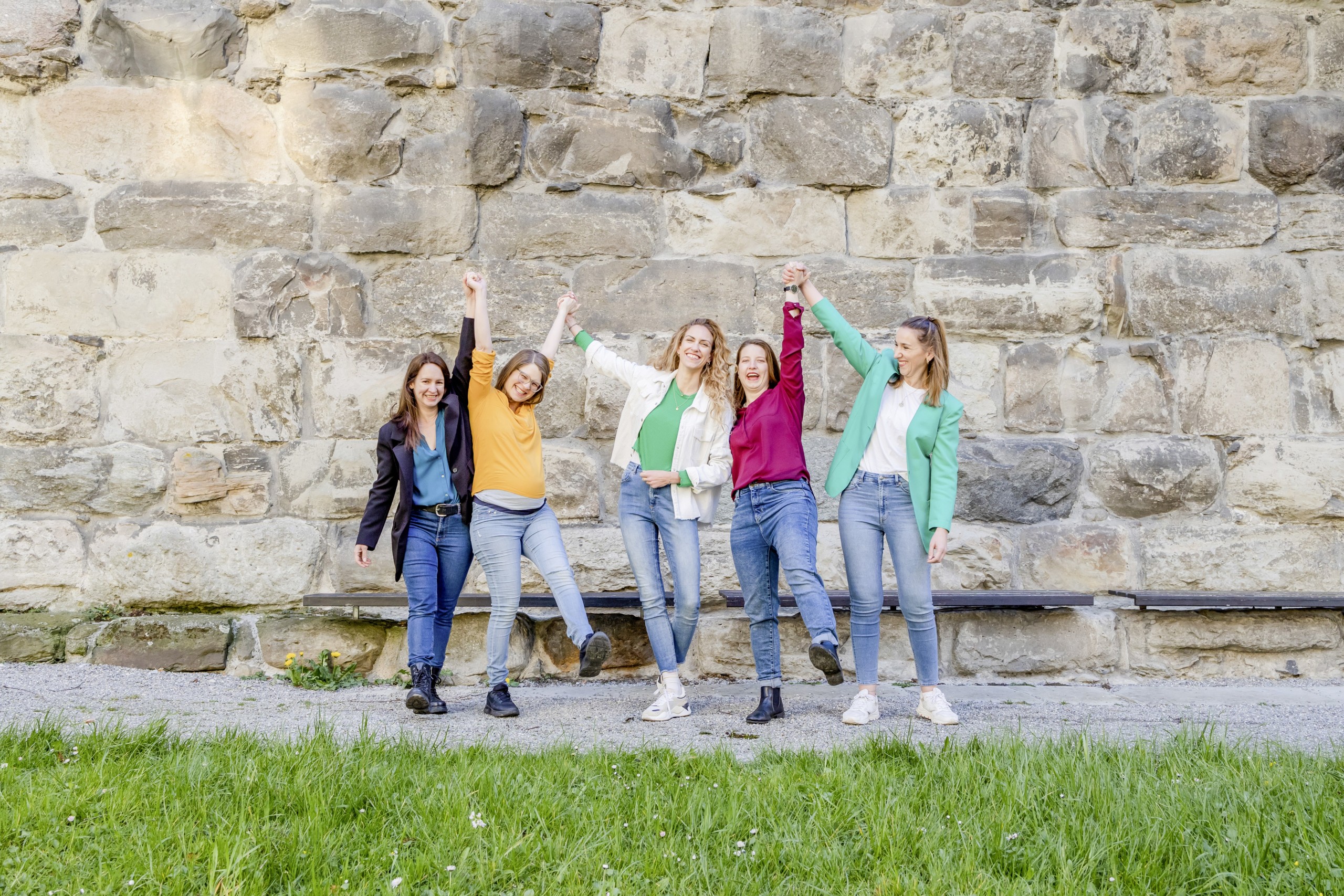 Der Vorstand des Familienvereins Arbon freut sich auf die Eröffnung des neuen Zentrums (v.l.): Präsidentin Nora Stahr, Isabelle Fuchs, Ariana Meldau, Carole Hollenstein, Ariane Keller.