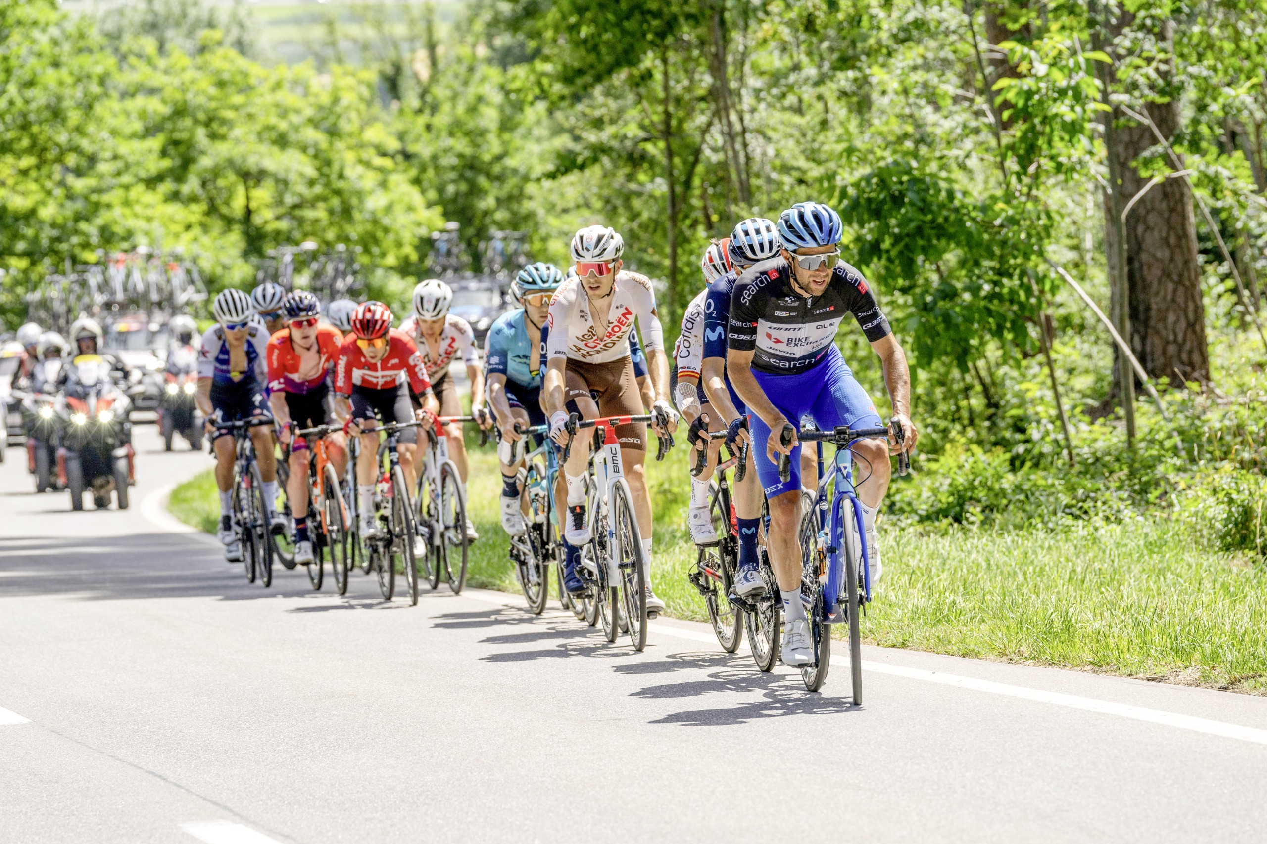 183,5 Kilometer und 2517 Höhenmeter legen die Fahrer der Tour de Suisse am Samstag, 17. Juni, auf der 7. Etappe von Tübach bis Weinfelden zurück.