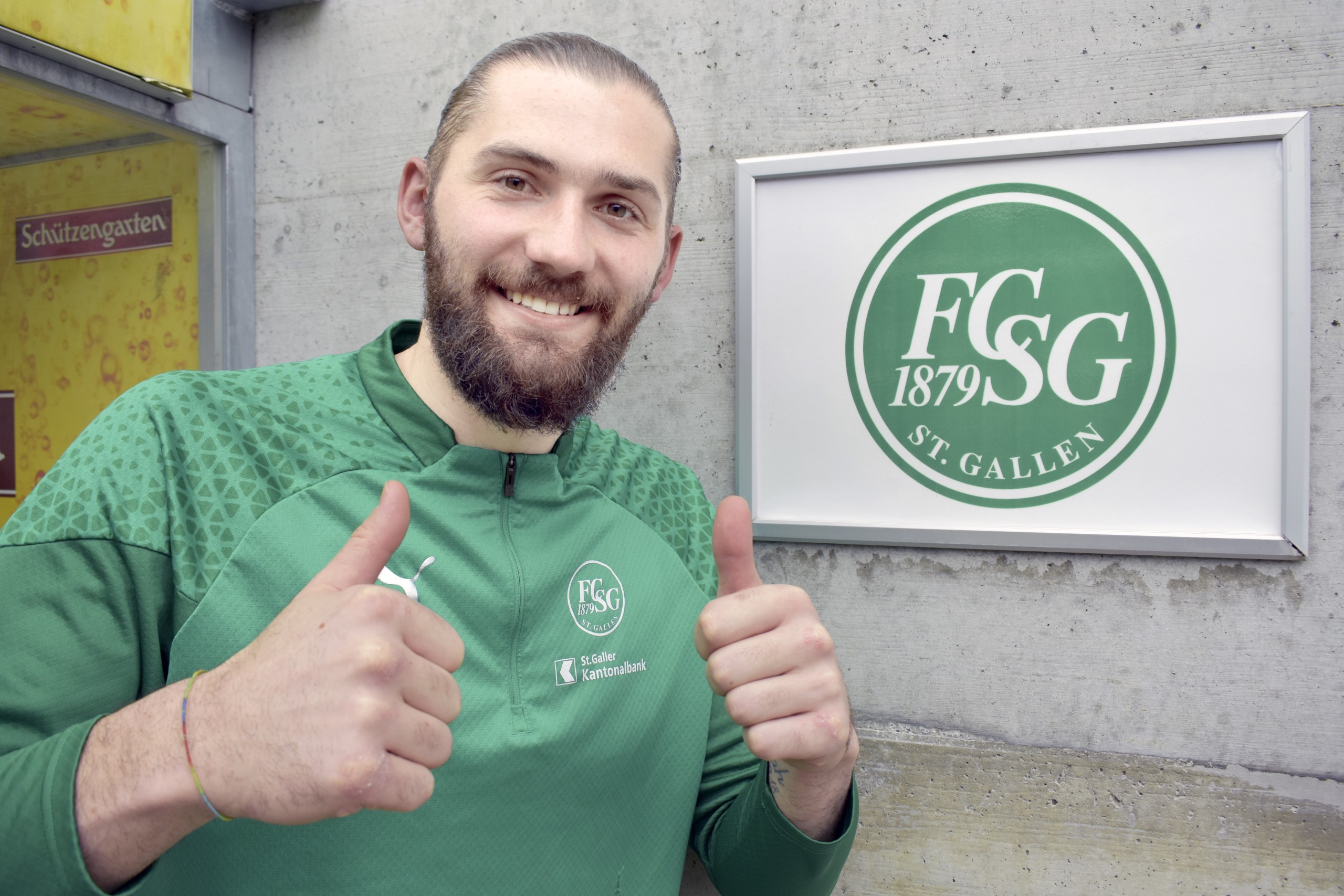 Fühlt sich wohl beim FC St. Gallen: Lukas Watkowiak.