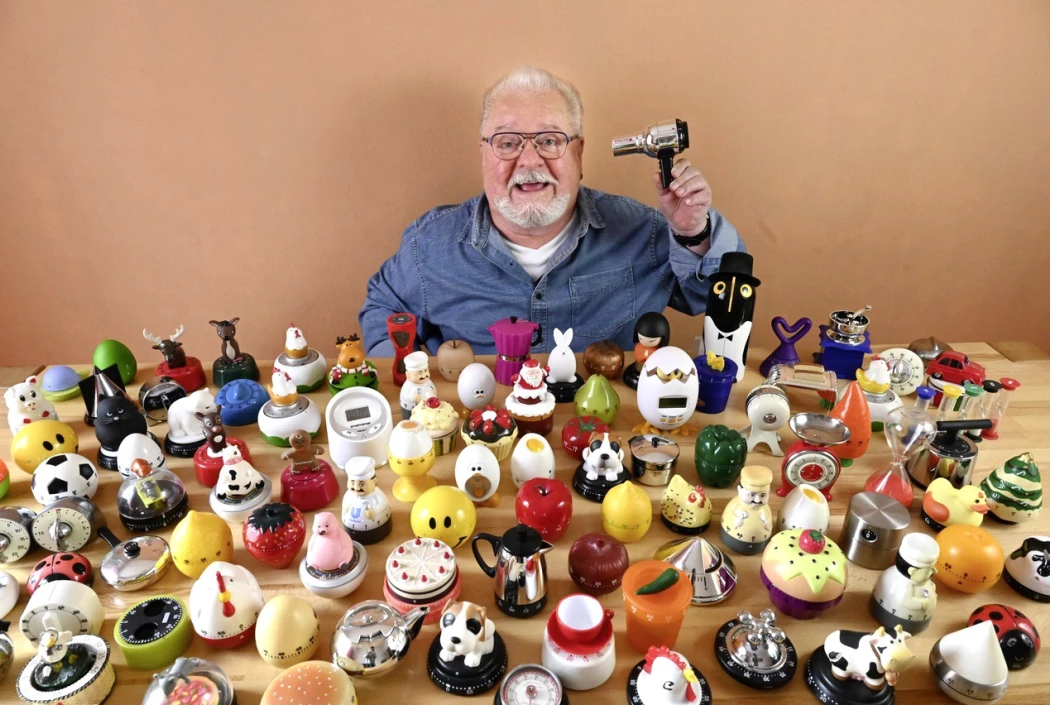 Mario Tognazza ist stolz auf seine über 100 Stück grosse Sammlung.