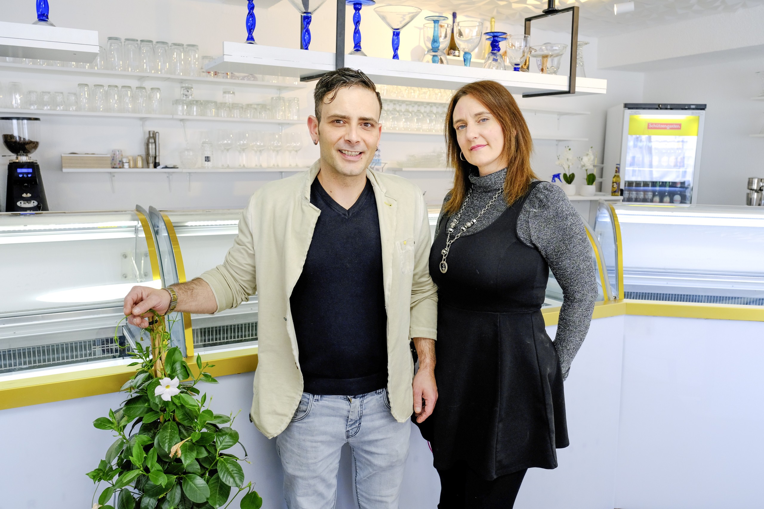 Francesco Artino und seine Partnerin Michaela Mahlmeister bringen mit einer neuen Gelateria italienisches Flair in die Altstadt.