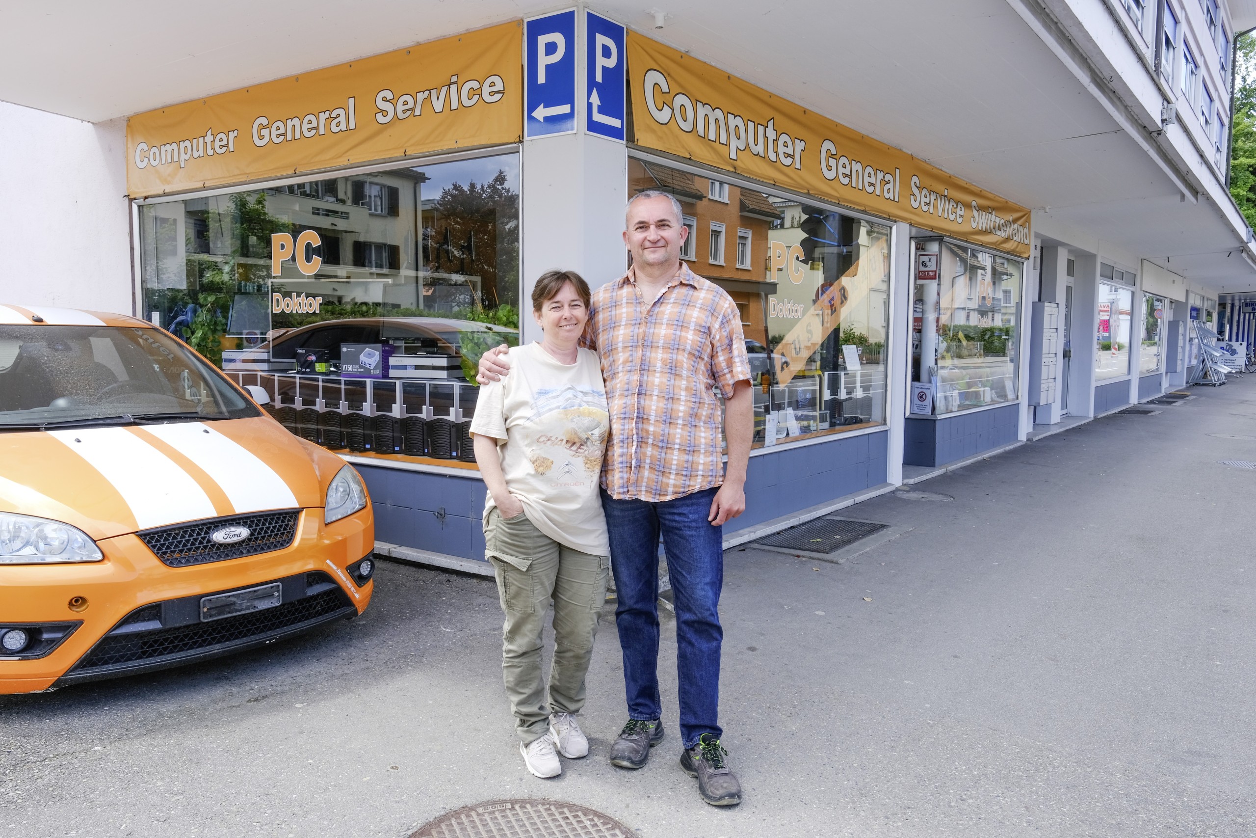 Edith Kovats und Attila Csatari sind für ihre Kundschaft in Zukunft von zuhause aus im Einsatz.