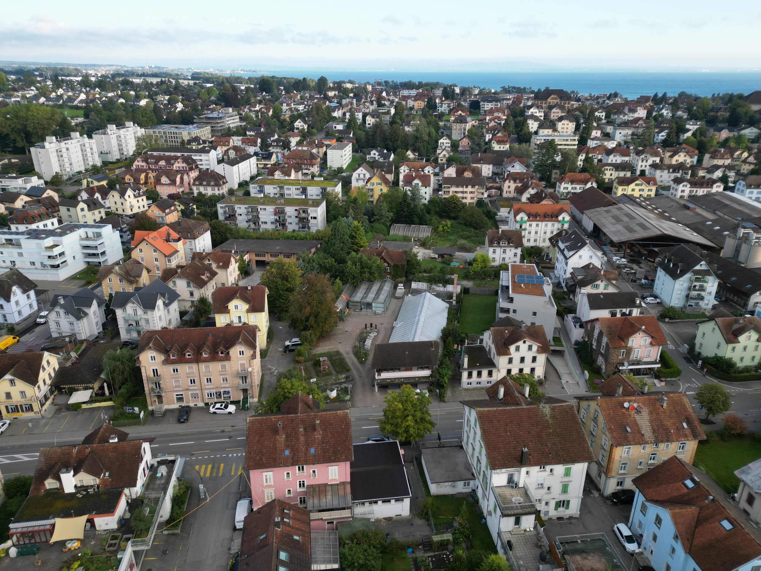 Mitten im Arboner Siedlungsgebiet liegt das Areal Kaisergarten.