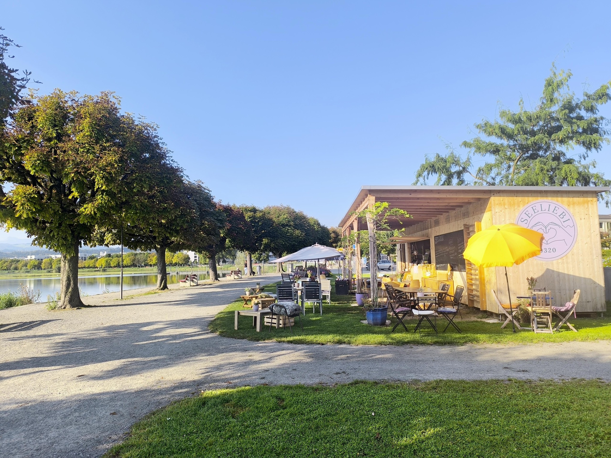 Zwei von fünf Projekten zur gastronomischen Zwischennutzung am See stehen noch. Die «Seeliebi9320» ist eines davon.